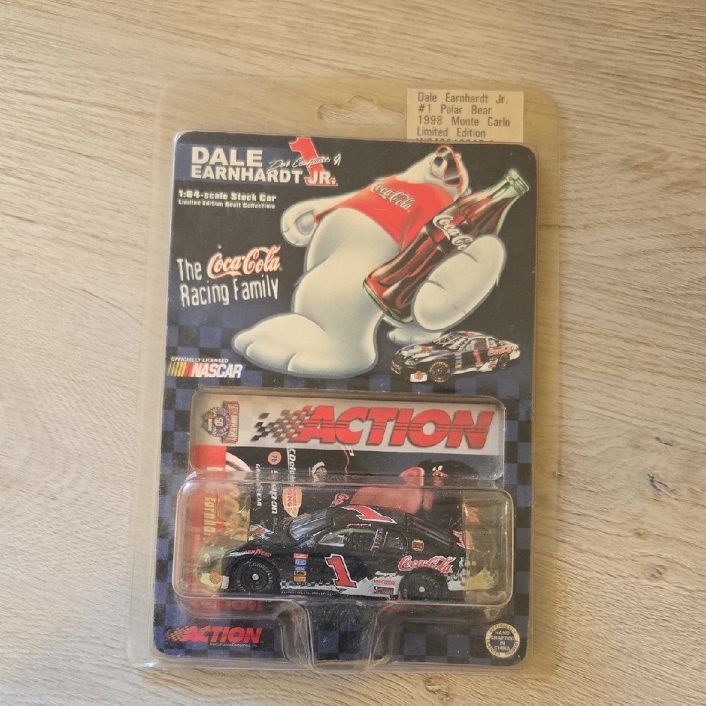 Dale Earnhardt Jr. Coca-Cola Racing Car Toy - Black and Red